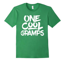 One Cool Gramps T Shirt - Grandfather Dad Gift Tee