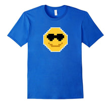 Smiling Face With Sunglasses Cool Emoji 8-Bit T Shirt