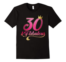 30th Birthday Queen Fabulous 30th Years Old T-Shirt