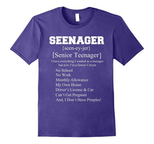 Seenager Senior Citizen Retiree Funny Tshirt