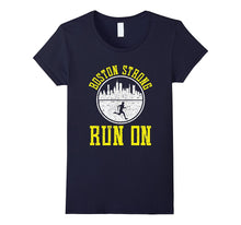 PROUD BOSTON STRONG RUN ON T-Shirt Marathon Runners Running