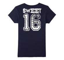 16th Birthday Shirt Gift Sweet Sixteen 16 Varsity Cracked
