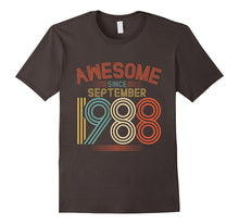 Awesome Since September 1988 Funny T-Shirt 29th Birthday Tee
