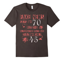 70th Birthday T-Shirt Fake News Says I'm 70 Tee