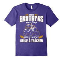 Fathers Day T-Shirt Cool Grandpas Drive a Tractor