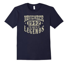 25 Years 25th Birthday November 1992 Birth of Legend T-Shirt