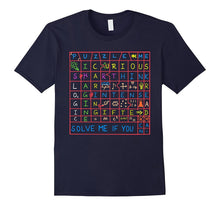 Oviyam Gifted High Intelligence Puzzle T-Shirt - Dark Theme