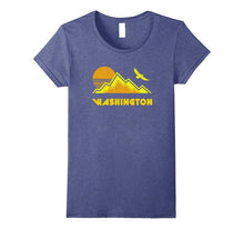 Retro Washington T-Shirt Distressed Hiking Tee