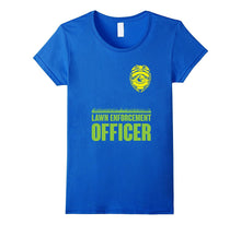 Funny Lawn Enforcement Officer Mowing T-Shirt