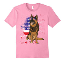 Funny German Shepherd Independence Day T-Shirt