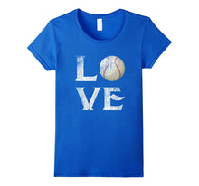 I Love Baseball Ball T Shirt Softball Gift for Mom Dad Fan