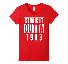 Straight Outta 1983 T-Shirt - Funny 34th Birthday Gift