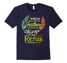 Jesus Will Cover You With His Feathers Christian Gift TShirt