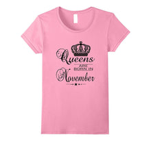 Birthday Girl - Queens Are Born in November (B) T-Shirt