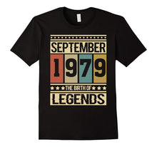 September 1979 the Birth of Legends , 38 Years Old T-Shirt