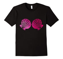 Lovely Mermaid Bra Women T Shirt With Pink Shells