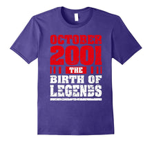 Made in October 2001 16 Years Old Cool Birthday Gift T-Shirt