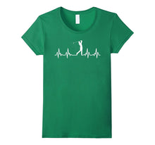 Golfing Heartbeat I Love Playing Golf T-Shirt