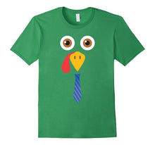 Thanksgiving Turkey Face Neck Tie Funny T-Shirt Boys Gobble