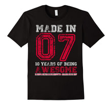 10th Birthday Gift - Made in 07 Awesome Tee Shirts