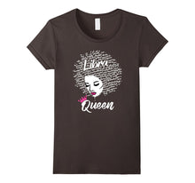 Libra Zodiac Birthday Afro Gift T-Shirt for Black Women