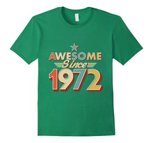 Awesome Since 1972 Vintage T-Shirt 45 Yrs Old 45th Birthday