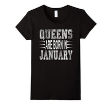 Birthday T-Shirt for Girls Women Kids Born in January Zodiac