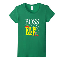 FUNNY BOSS ELF T-Shirt Ugly Christmas Sweater Tee