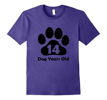 14 Dog Years Old T-Shirt Funny 2nd Birthday Gift Puppy Love