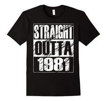 Funny Straight Outta 1981 36th Birthday T-Shirt Vintage Gift