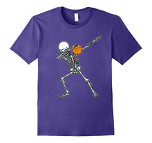 Halloween Dabbing Skeleton Basketball TShirt Funny Dab Dance