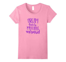 Dream Big My Mermaid Shirt Little Kids Daughter Girls Purple
