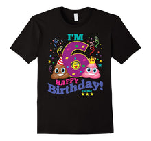 6th Birthday Shirt Birthday Girls 6 Emoji Confetti T-Shirt