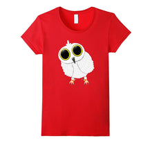 Curious Cute Little Snowy Owl Look Out T-Shirt