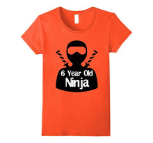 6 Year Old Ninja Birthday Gift Idea for Kids T-Shirt