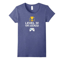 30th Birthday Level 30 Unlocked Funny T-Shirt Gift Father