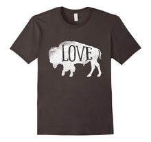 American Vintage Buffalo Silhouette Love Bison T Shirt Tee
