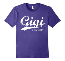 Gigi Since 2017 Tshirt - New Great Grandmother Gift