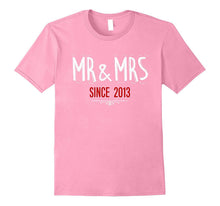 4th Wedding Anniversary Gift Shirt Mr and Mrs Since 2013