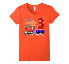 3 Years Old 3rd Birthday Train 3 Toddler Kids T-Shirt