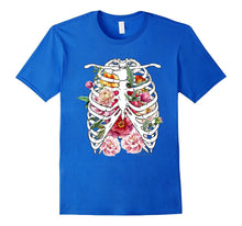 Flower Skull T-Shirt Sugar With Roses for Women Girls Mens