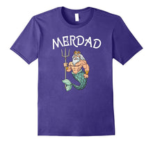 Merdad TShirt Father of a Mermaid Birthday TShirt