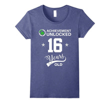 Achievement Unlocked 16 Years Old Happy 16th Birthday Shirt