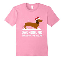 Dachshund Through the Snow Christmas Weiner Dog T-Shirt