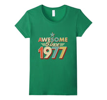 Awesome Since 1977 Vintage T-Shirt 40 Yrs Old 40th Birthday
