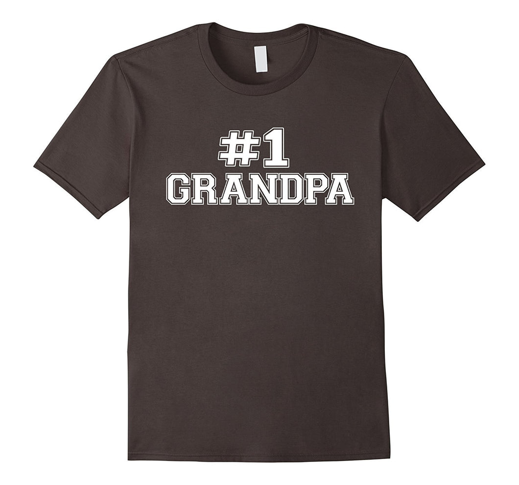 #1 Grandpa Gift T-Shirt