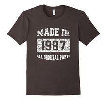 Made in 1987 All Original Parts Shirt, 30th Birthday Gift