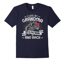 I Love My Grandma to the Moon and Back T Shirt Gift Tee