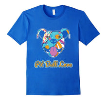 Pit Bull Love Dog Pop Art Graphic T-Shirt - Pit Bull Shirt