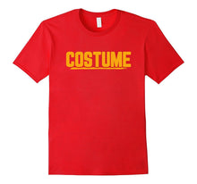 Halloween T-Shirt That Says Costume Easiest Last Min Tee